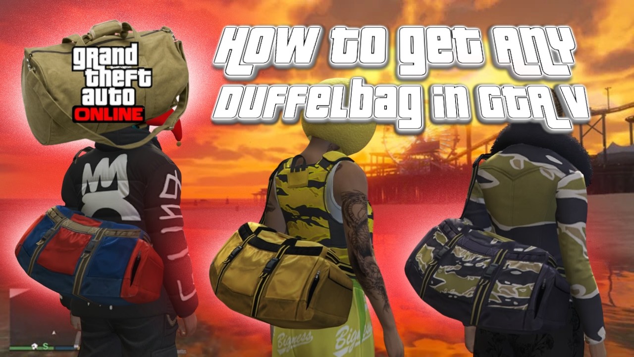 GTA 5 Online: How to Get ANY DUFFEL BAG (ALL COLORS) EASY! Solo Glitch