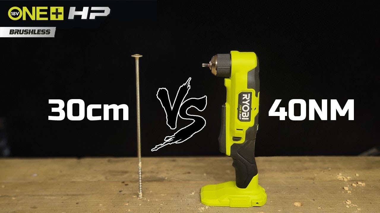 Bezszczotkowa Wkrętarka Kątowa 18V RYOBI HP RAD18C - TEST