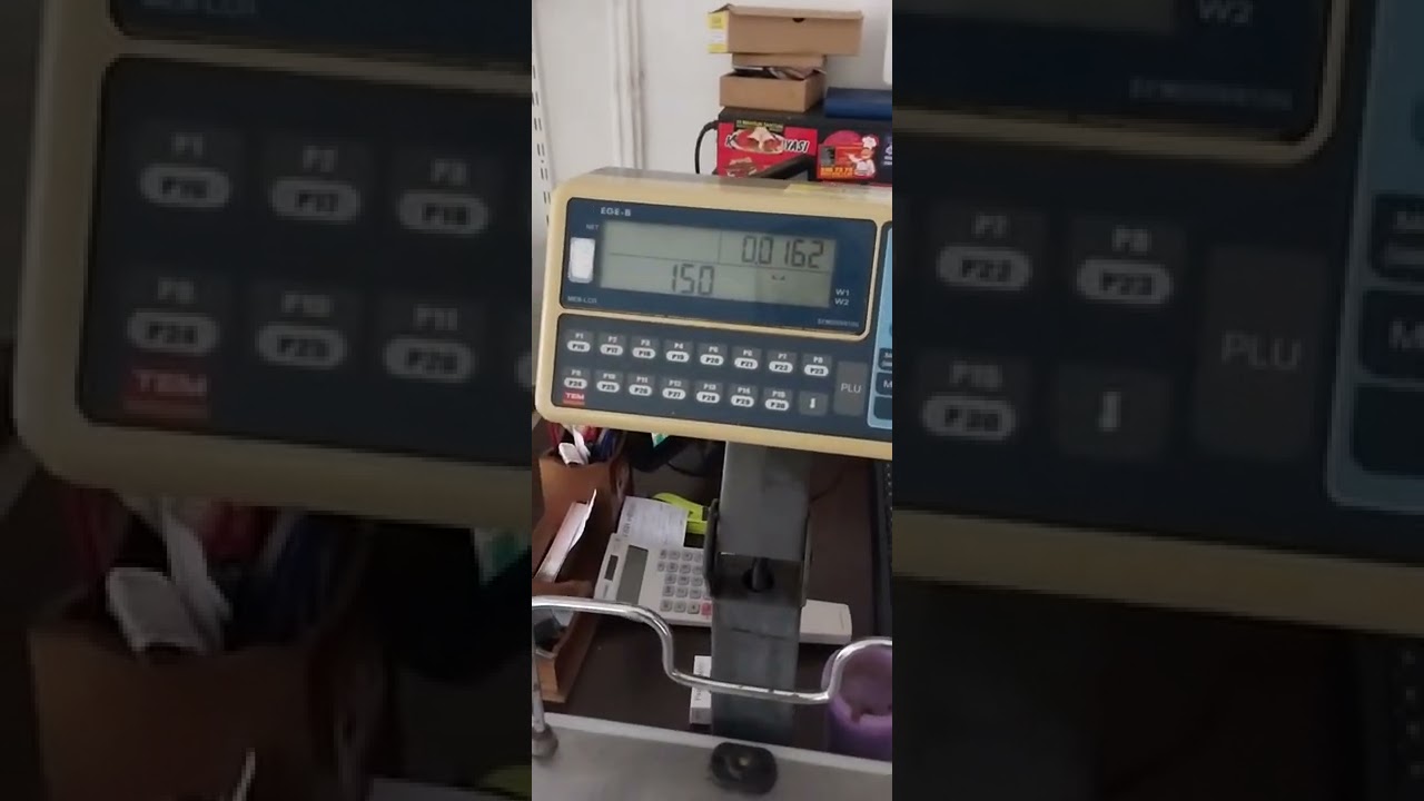Tem 150 kg fiyat hesaplamalı terazi kalibrasyonu