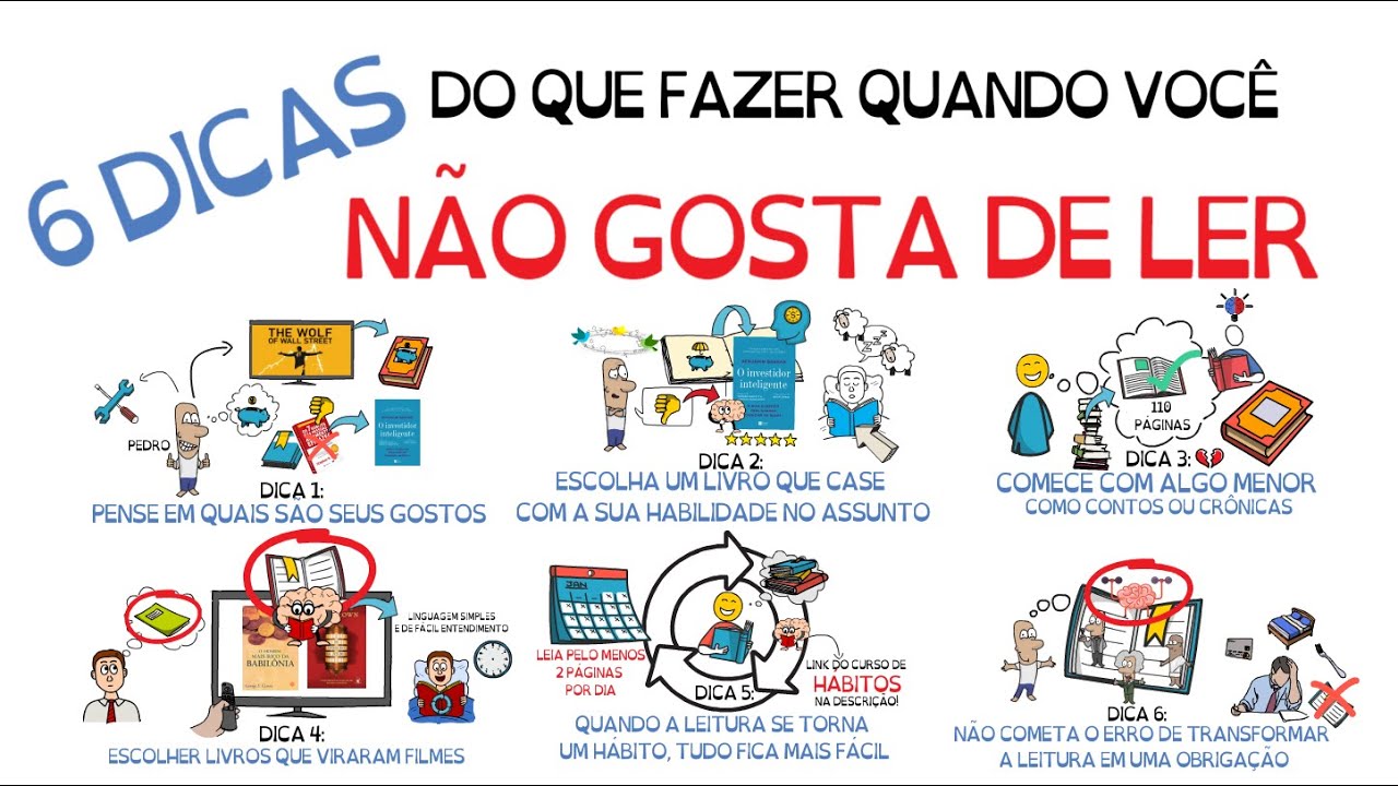 Se você não gosta muito de ler, veja esse vídeo | SejaUmaPessoaMelhor
