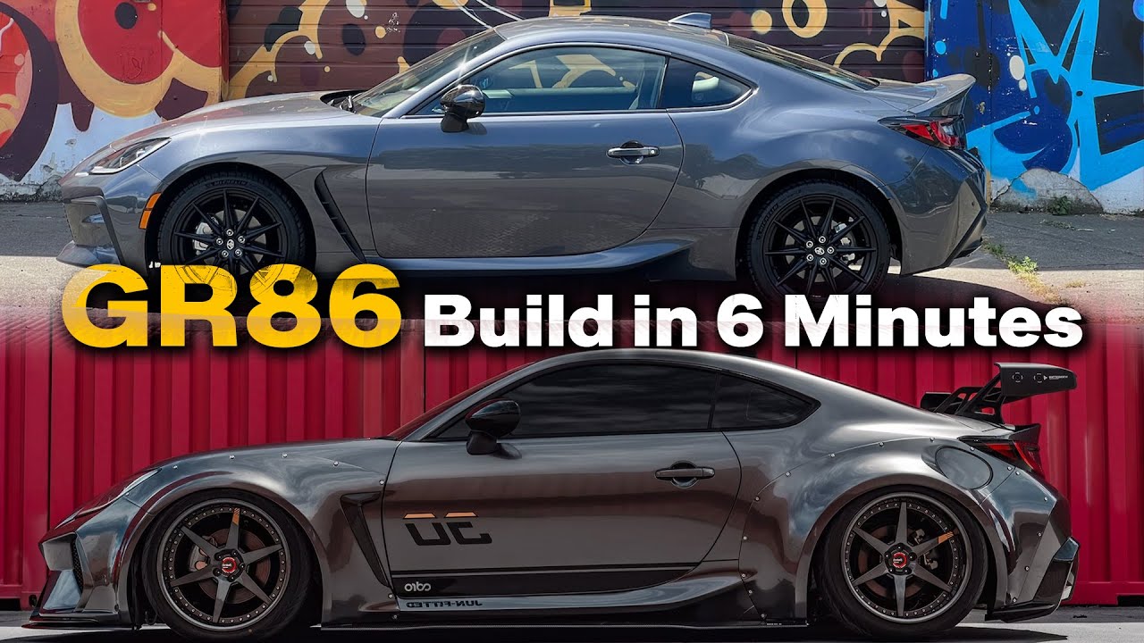 6 Minute BRZ/GR86 Build!! (INSANE Transformation)