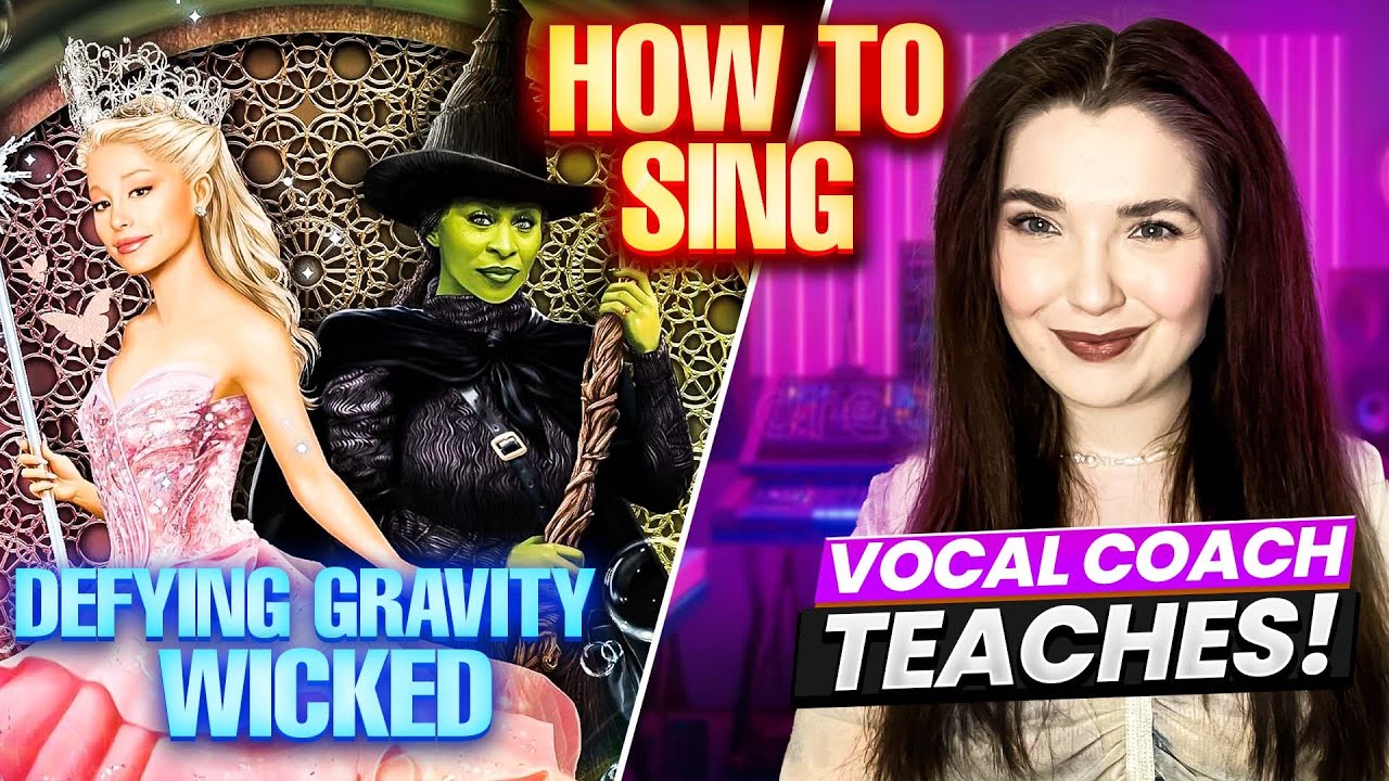 Преподаватель вокала обучает песне «Defying Gravity» (Wicked) — полный урок вокала