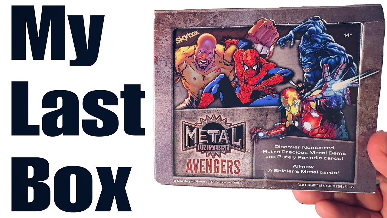 Marvel Metal Universe Avengers and PMG comparison through the years