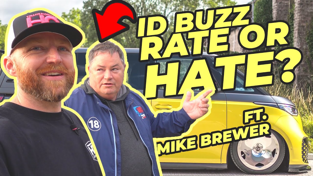 VW ID Buzz, Rate or hate featuring Mike Brewer from Wheeler Dealer at Caffeine and Machine