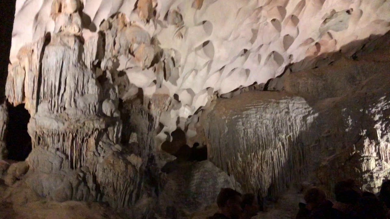 Surprise cave in Ha Long Bay Vietnam