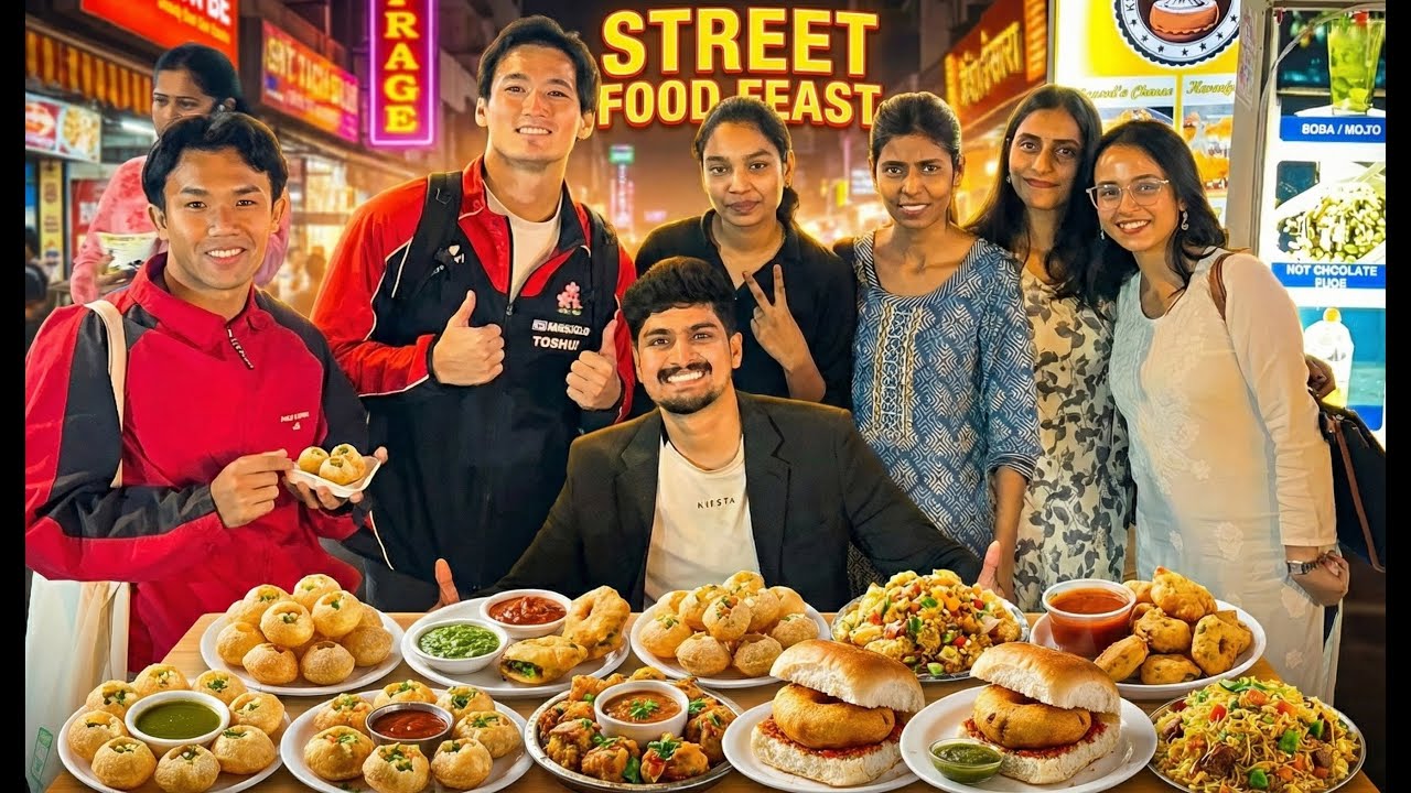 Japanese Try Indian Street Food for the First Time  | Honest Reactions