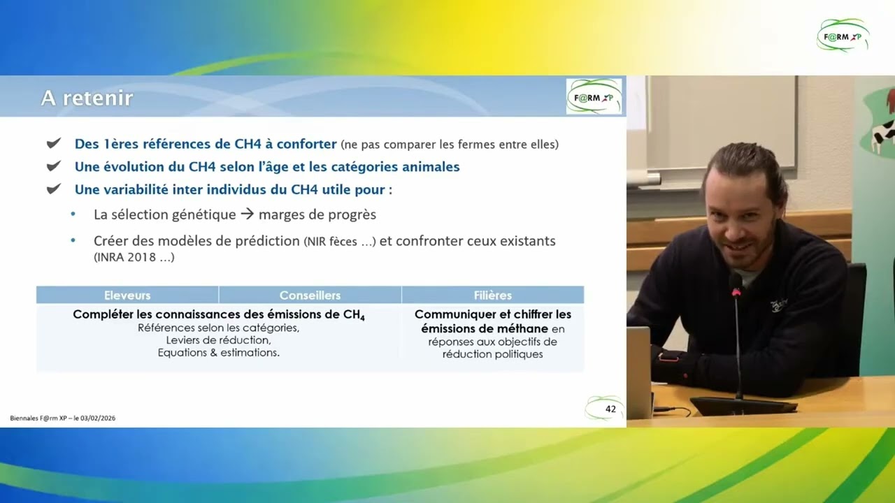 Session 1 Changement climatique - Emissions de méthane entérique bovins
