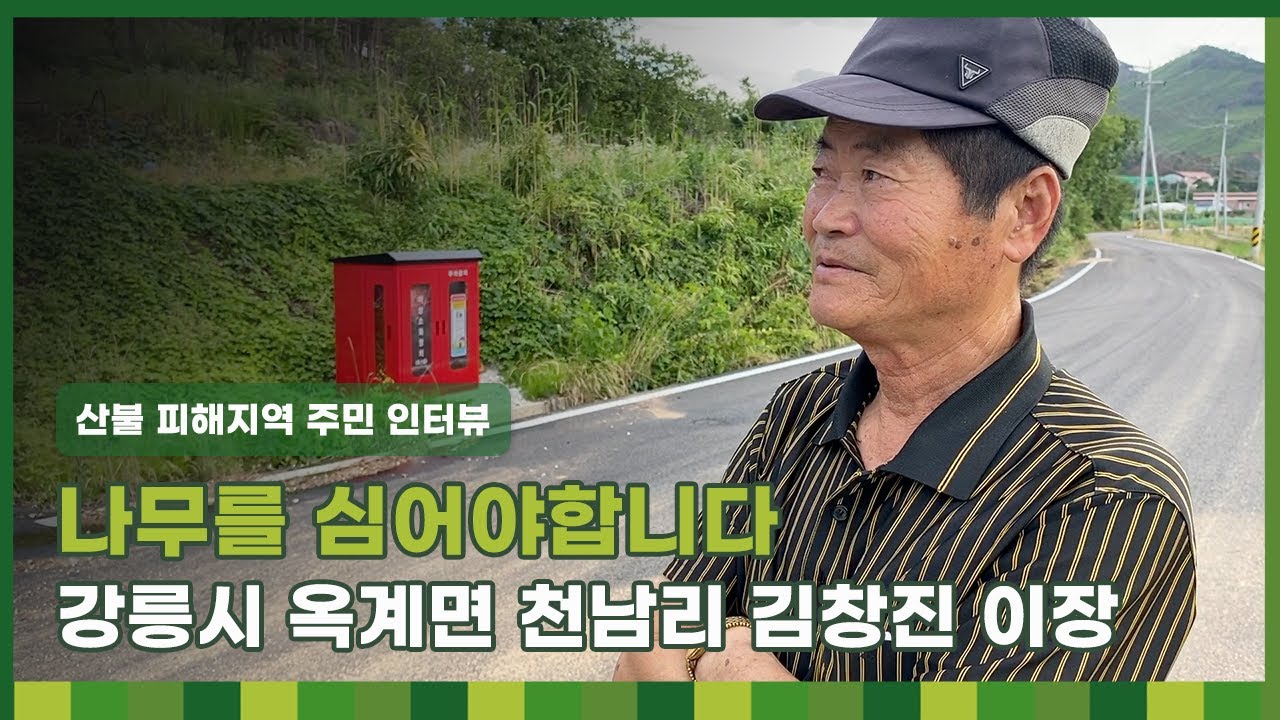 [다시숲] 나무를 심어야합니다. 천남리 김창진 이장 인터뷰