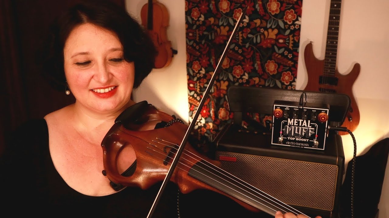 LUNE DE METAL - Maria Zaharia [ ETJ  5 string violin + Metal Muff + Spark ]