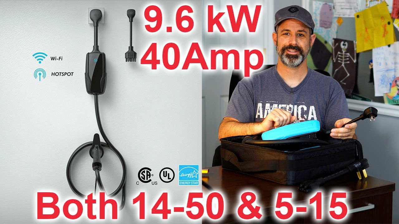 Megear Pion Power Flex-AC EV Charger Unboxing, Review, & WiFi App Walkthrough