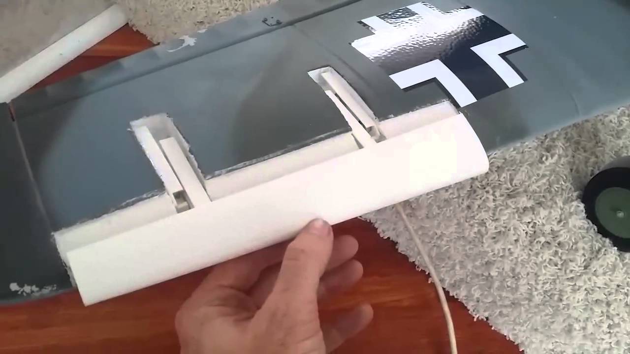 FMS Bf109-f Slat Mod Wind Test