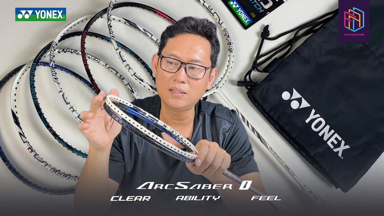 HARGA BOLEH MURAH, RASANYA RAKET PRO! RAKET BADMINTON YONEX ARCSABER 0 CLEAR FEEL DAN ABILITY
