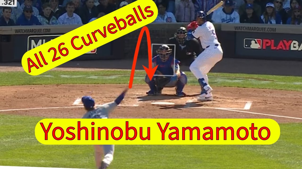 Yoshinobu Yamamoto (山本由伸) All 26 Curveball Strikeouts in 2024