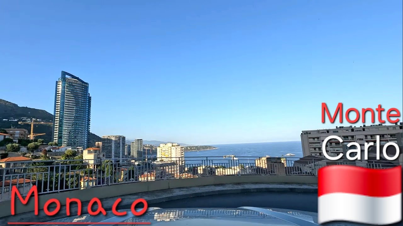 Monaco  Monte Carlo 🇲🇨 4K Drive