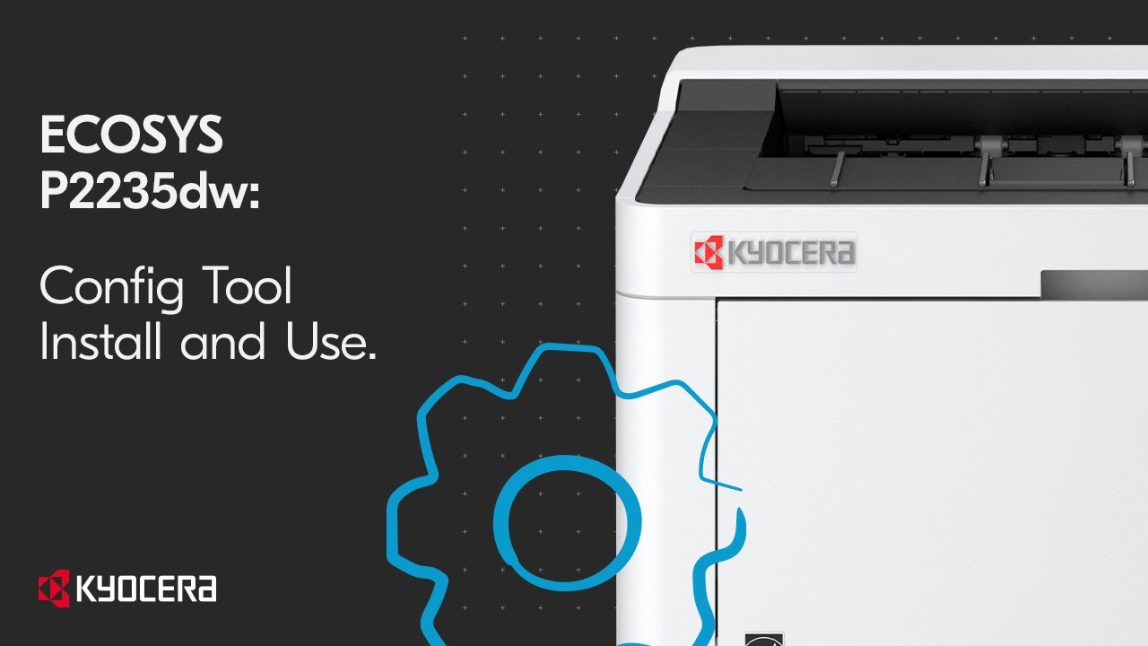 Kyocera P2235dw Config Tool Install and Use