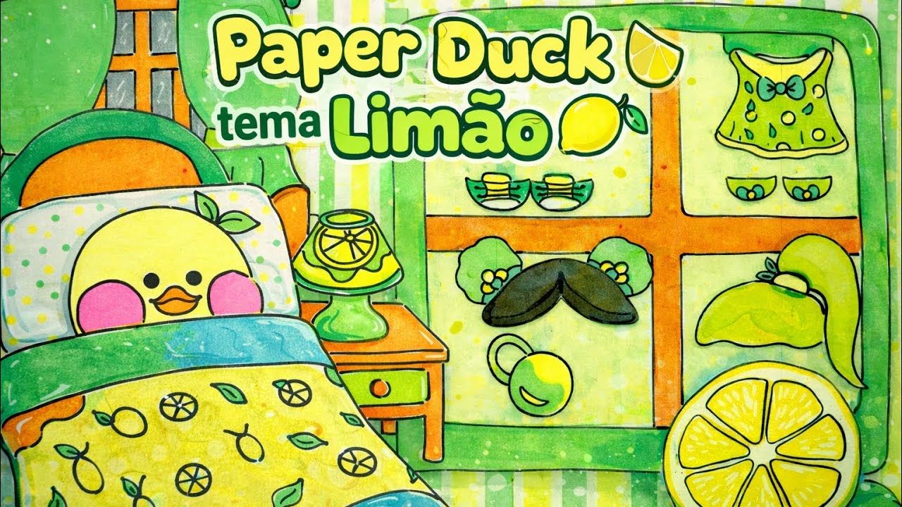 PAPER DUCK TEMA LIMÃO 🍋 