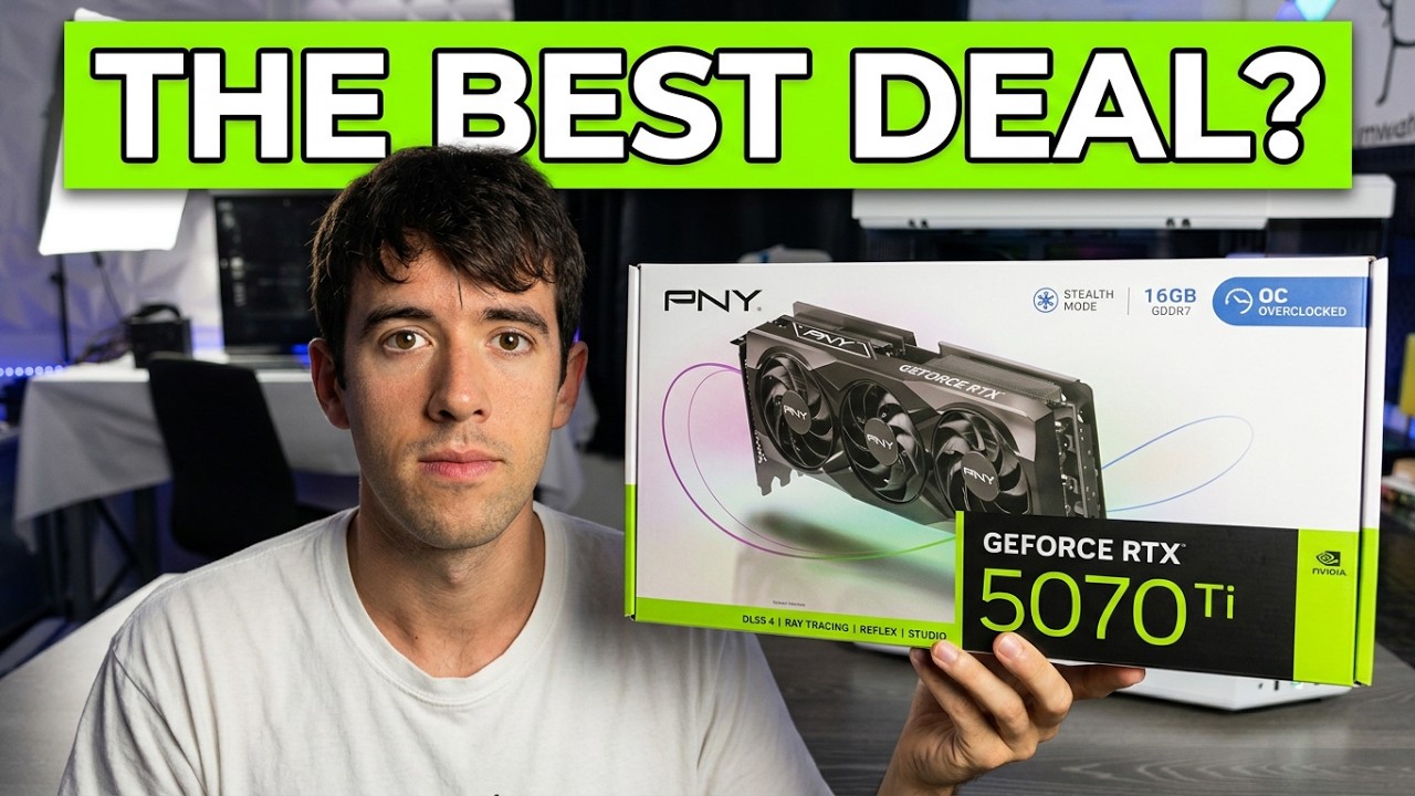 RTX 5070 Ti PNY Review: Ugly, Boring… but a Good Deal in 2025!