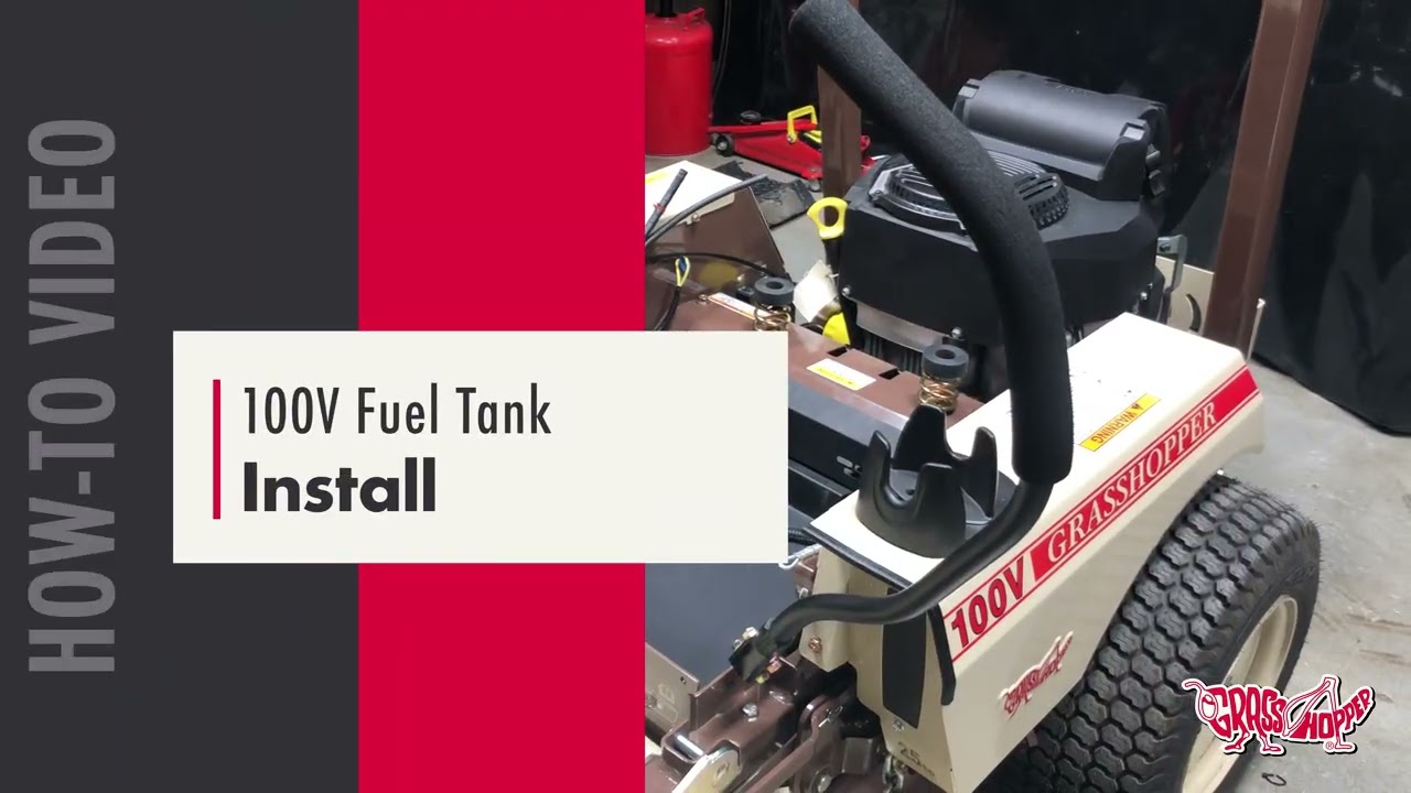 100V Fuel Tank Removal & Install How-to
