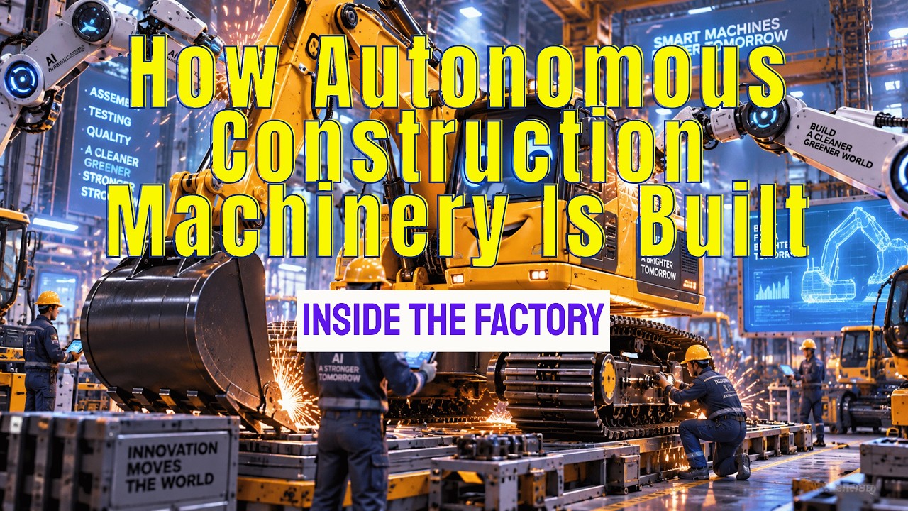 How Autonomous Construction Machinery Is Built: Inside the Factory