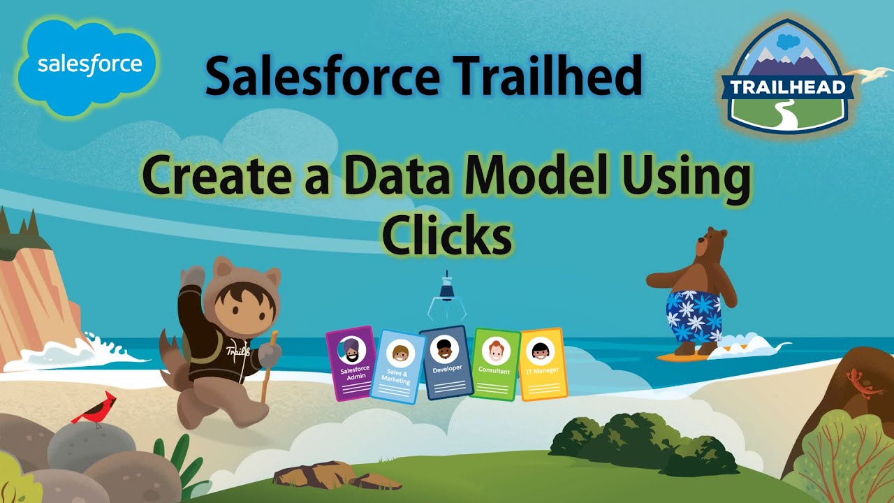 Salesforce Trailhead - Create a Data Model Using Clicks #salesforce  #trailhead