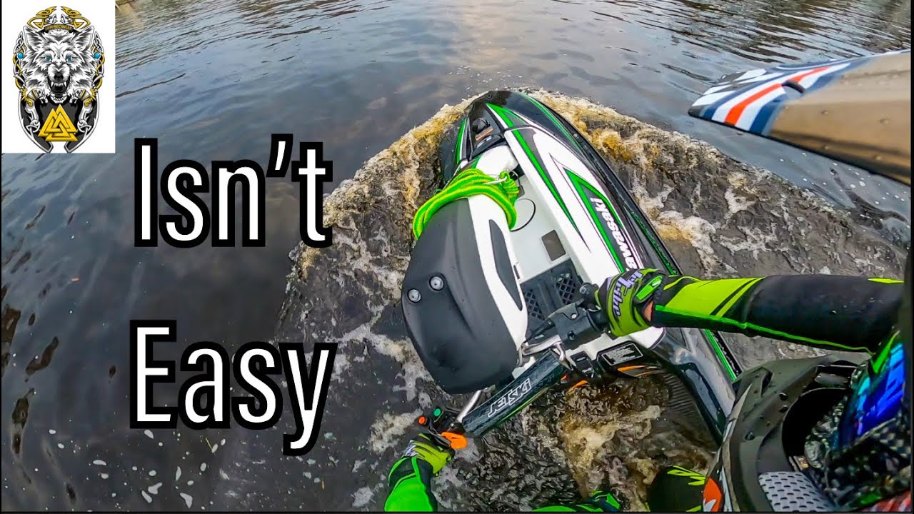 Amature To Stand Up Jet Skis Tries Stand Up On Kawasaki SXR 1500