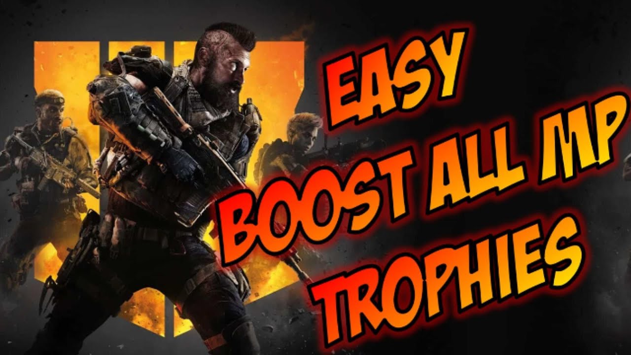 BLACK OPS 4 - EASY Boost ALL 5 Multiplayer trophy / achievements