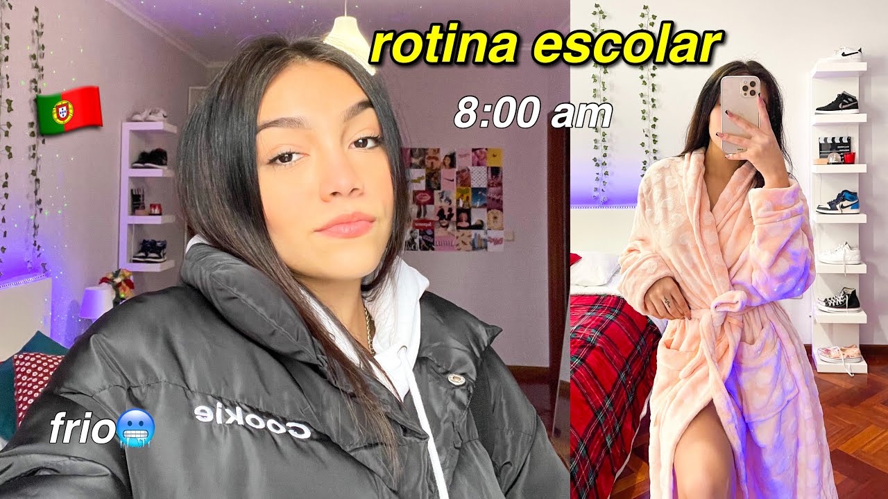 ROTINA ESCOLAR REALZONA EM PORTUGAL! 🇵🇹