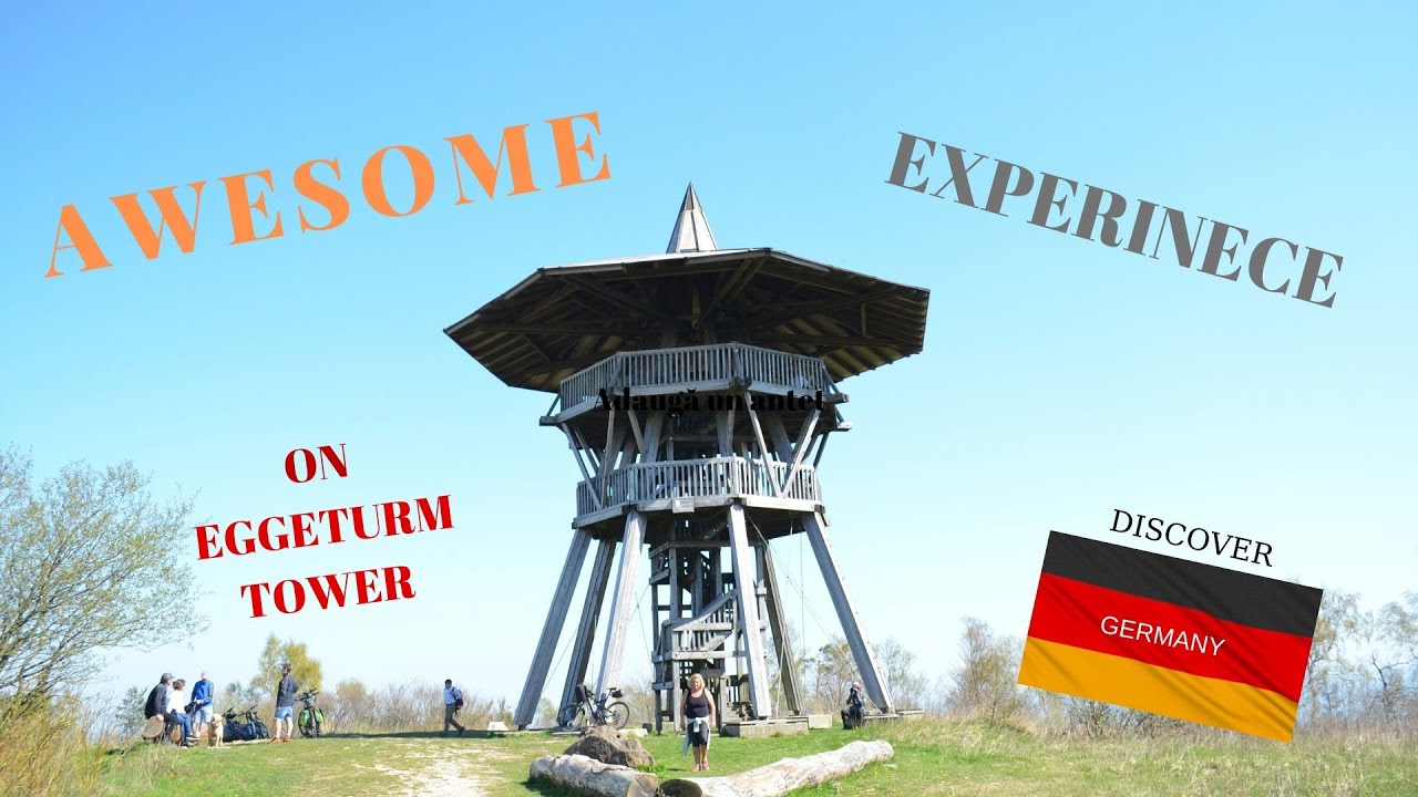 Nice view over the Teutoburg Forest from Preu&szlig;ische Velmerstot/The Eggeturm tower