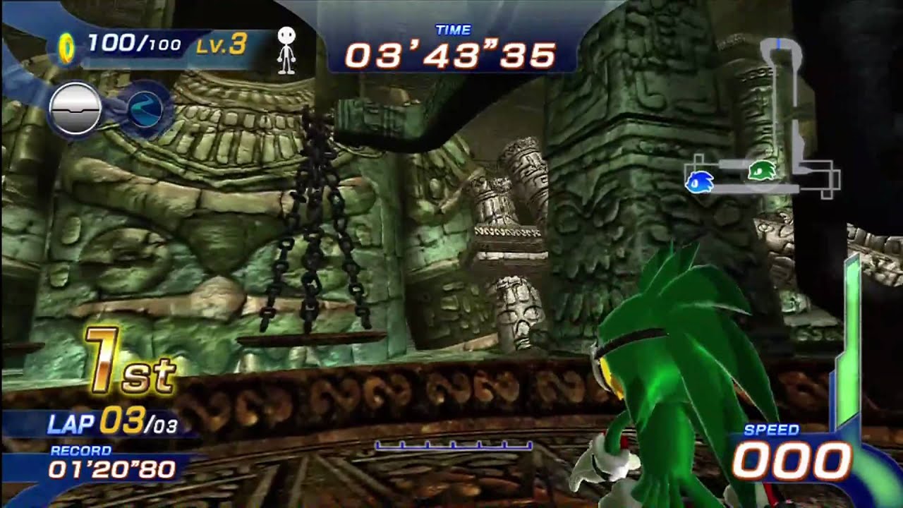 Sonic Free Riders: Team Babylon Mission 10 (S Rank)