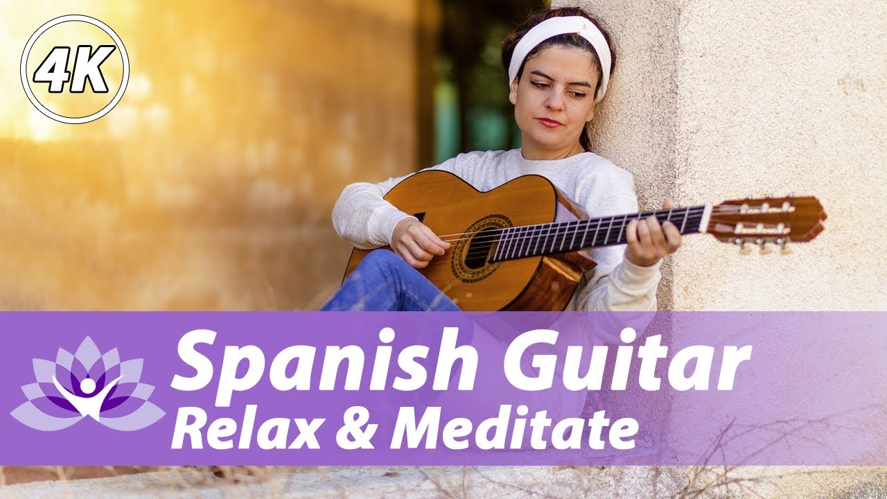 Spanish Guitar music with scenes of Spain 4K to help chill out, sleep, relax & study.