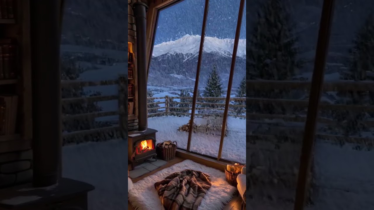 Cozy winter ambience ❄️🔥