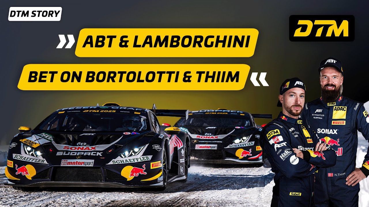 ABT presents Bortolotti and Thiim in the Lamborghini up to the Timmelsjoch 🔥 | DTM Story 2025