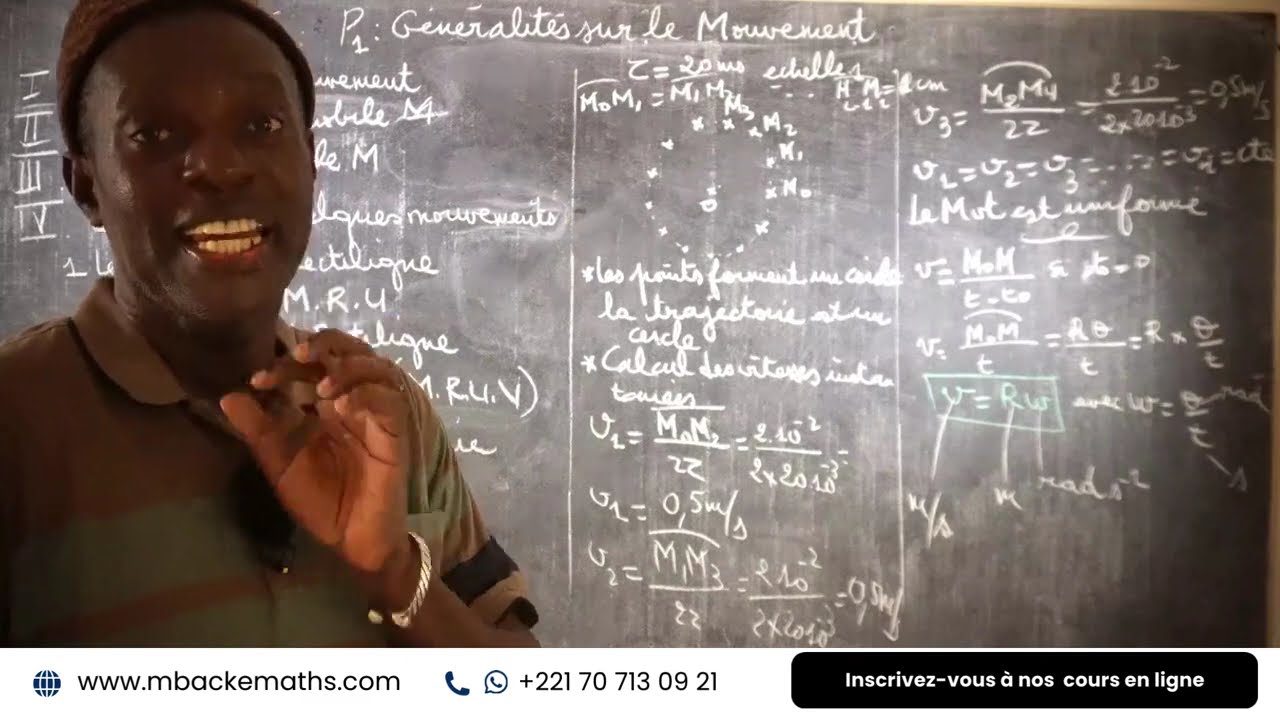 COURS 10 - MOUVEMENTS - SECONDE S - PC