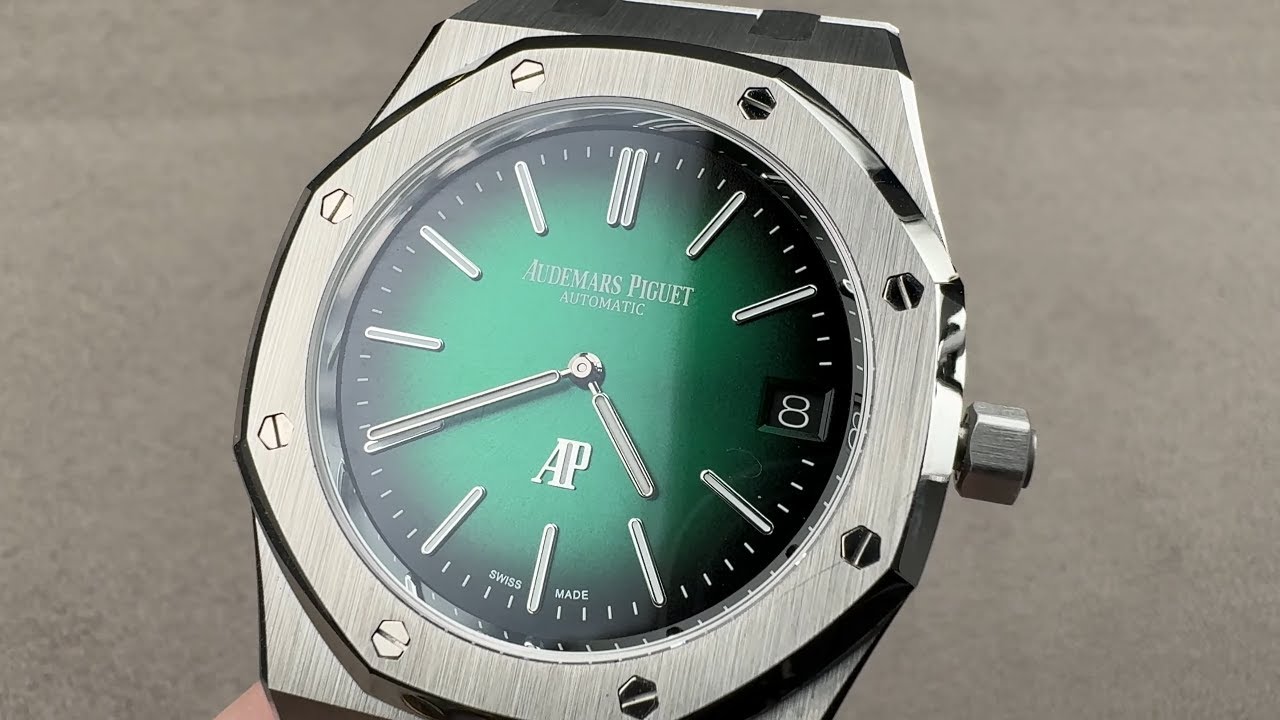 Обзор часов Audemars Piguet Royal Oak Jumbo Extra-Thin Platinum (16202PT.OO.1240PT.01) AP
