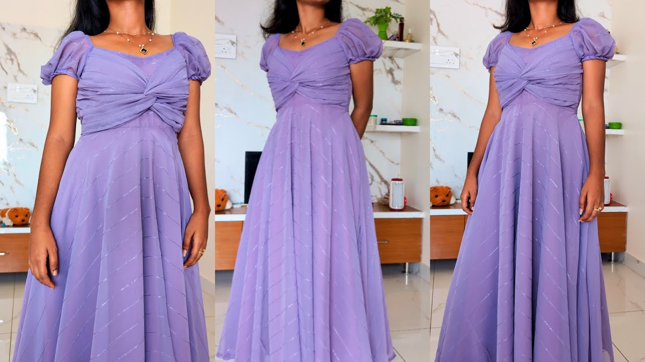 Twist model. trending frock #fashion #saree #diy #trending #youtubevideo #fashiondesign 
