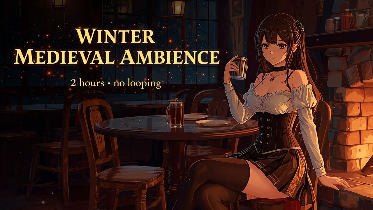 Last Drink by the Fire 🍺 | Winter Tavern Night
