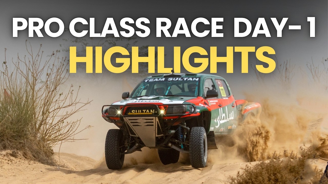 Pro Class Race Day 1 Highlights Speed Action | Cholistan Desert Rally 2026 | Pakistan Motorsports 