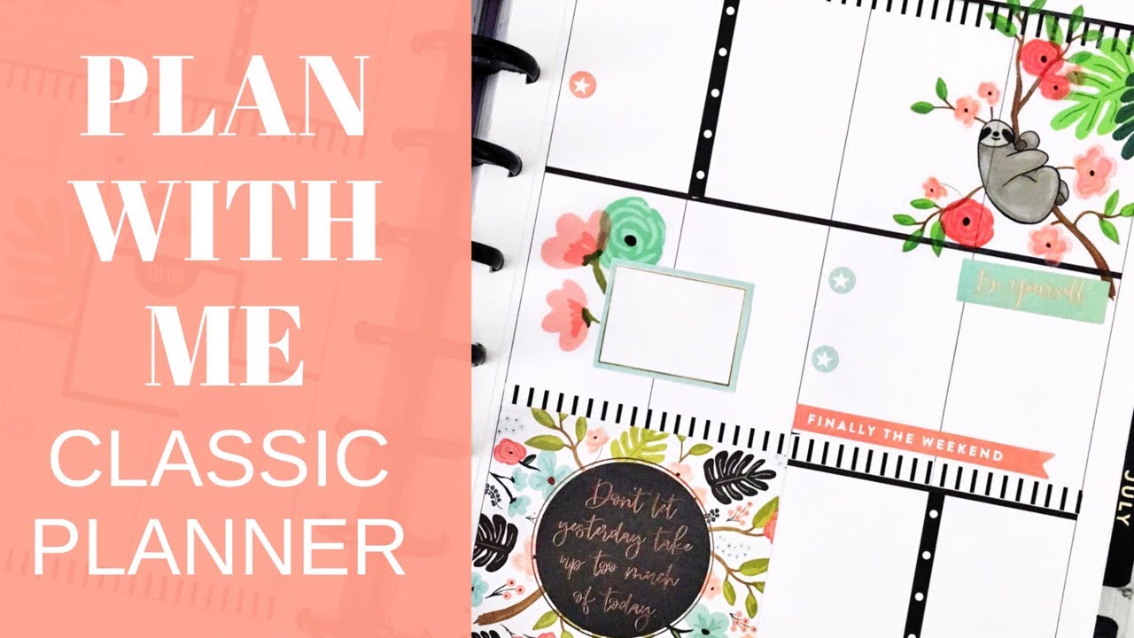 PLAN WITH ME | Classic Happy Planner | Be Yourself | May 25-31, 2020