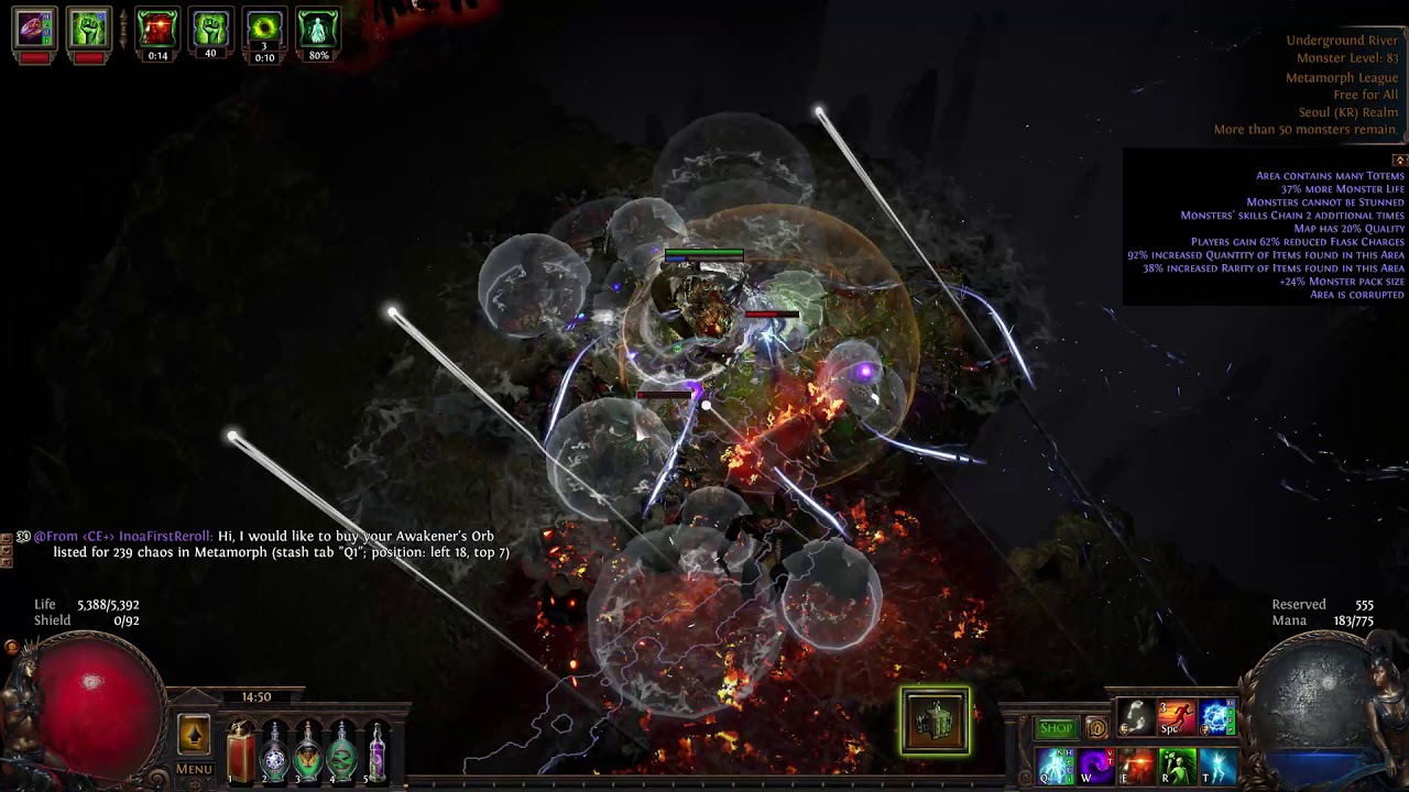 POE 3.9 Poison Wander Assassin 16T+Metamorph