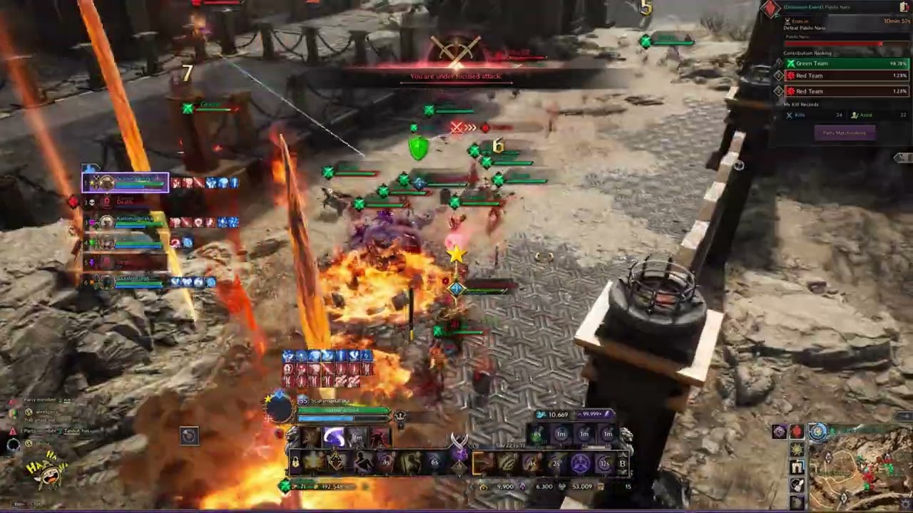 Throne and Liberty PvP | [GS/Dagger] Fun dominion portal boss