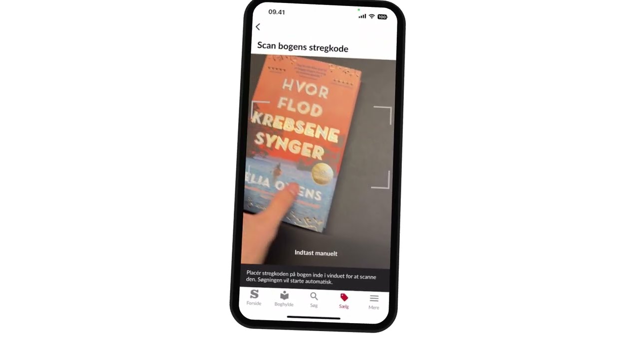 S&aelig;t din bog til salg via Saxo appen