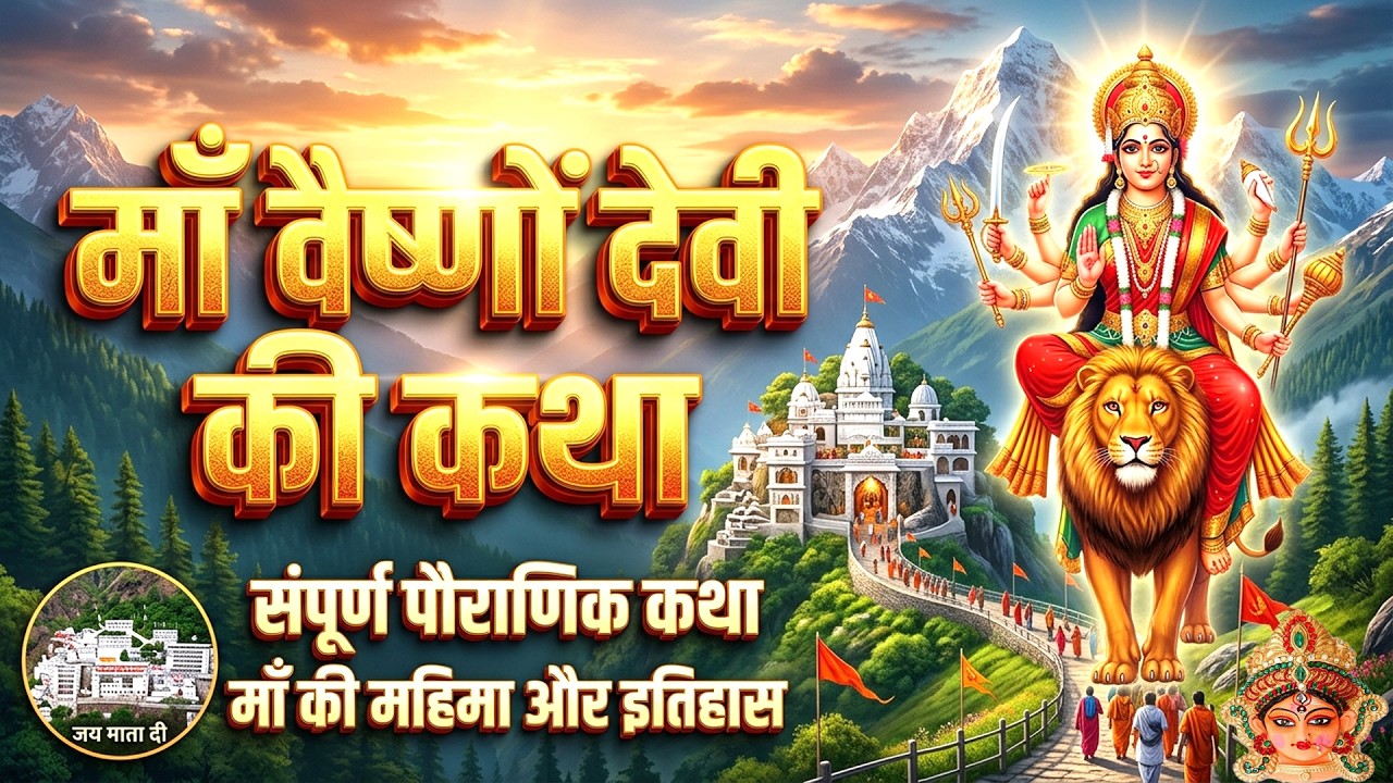 वैष्णो माता की पौराणिक कथा | Maa Vaishno Devi Ki Kahani | Navratri Bhakti Video 2026 | Jai Mata Di