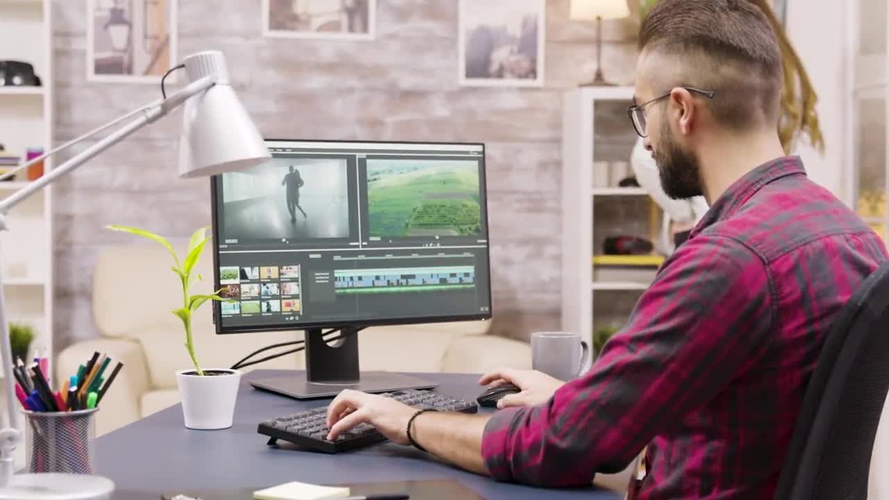 Creative Filmmaker Stock Video
