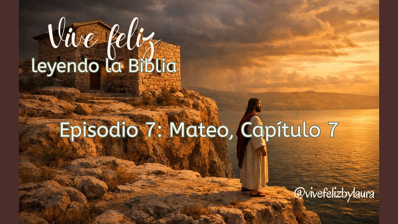 Vive feliz leyendo la Biblia. Episodio 7. Mateo, Capítulo 7✨