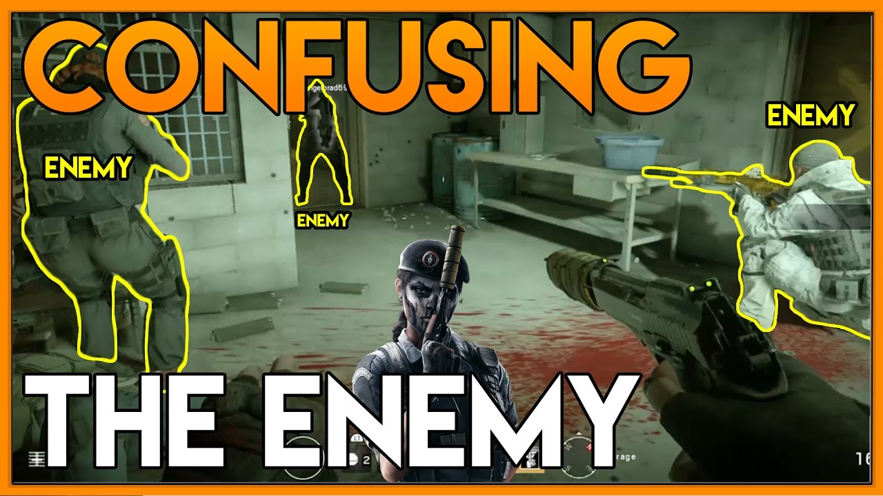Confusing The Whole Team! + 20 Kills Game -  Rainbow Six Siege - Aces, Clutches, Fails, Hiding Spots