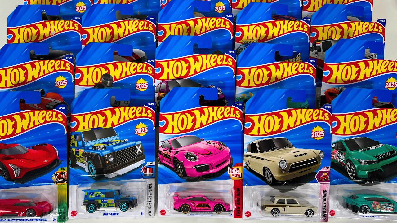 Hot Wheels 2025 Unboxing &ndash; New Cars & 25 Cars Showcase!
