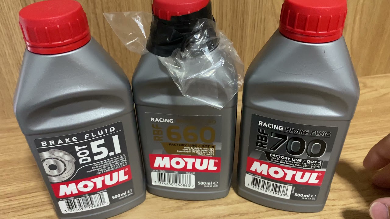 Comparação Fluidos De Freio Motul RBF 700 - RBF 660 - DOT 5.1 . GSX-S1000 2021