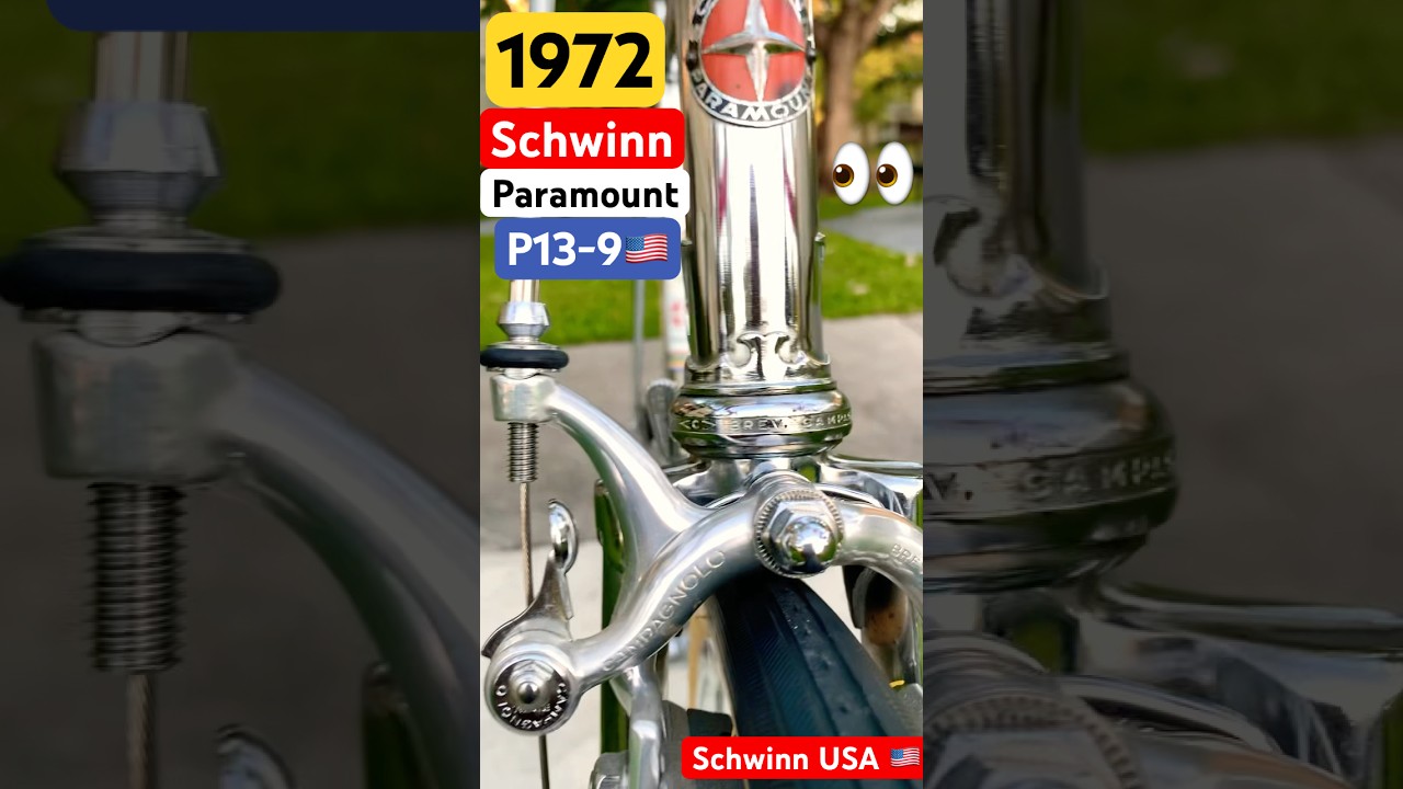 Epic Chrome 1972 Schwinn Paramount P13-9 Road Racer #nostalgia #automobile #vintage #restoration 💯