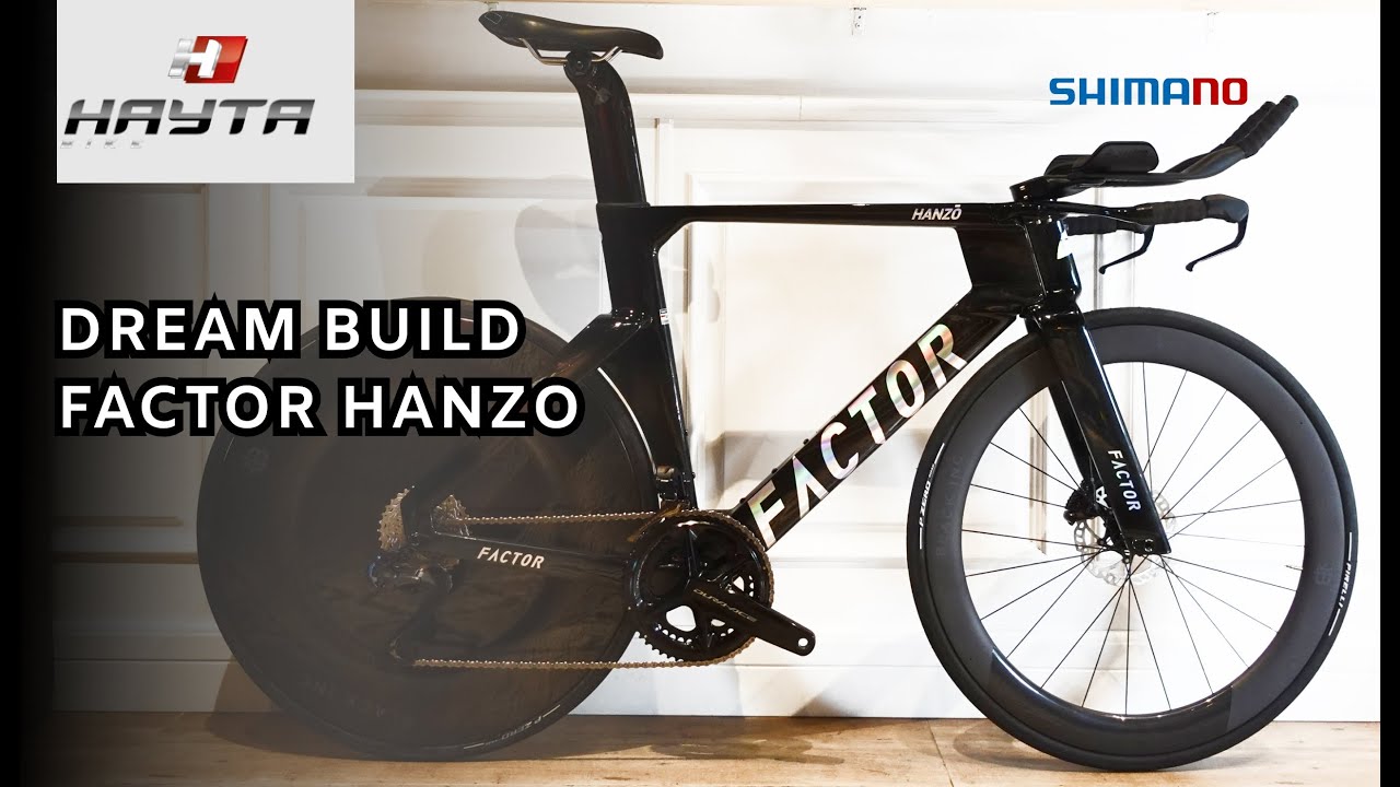 Factor Hanzo Dream Build Black Inc Wheelset Shimano 12s Time Trial