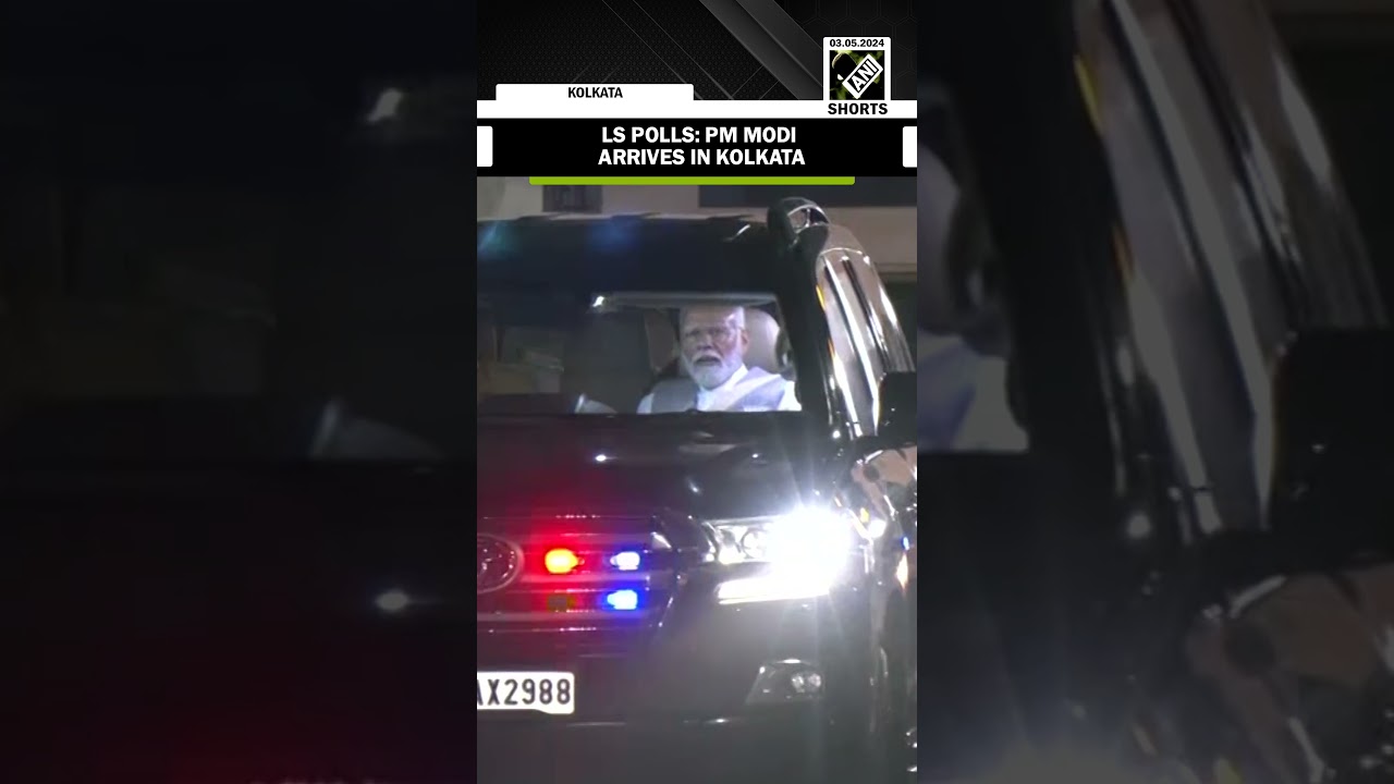 LS polls: PM Modi arrives in Kolkata; four public addresses scheduled across WB